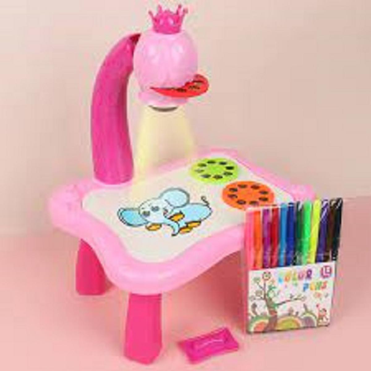 LED Projector Art Painting Table for Kids