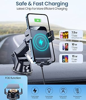 Auto Clamping Wireless Car Charger