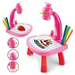 LED Projector Art Painting Table for Kids